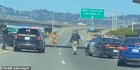 naked woman shooting on highway|Naked woman armed with gun opens fire into oncoming traffic on。